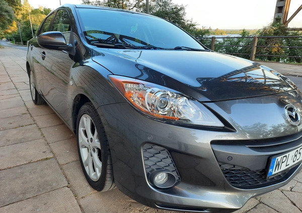 Mazda 3 cena 29900 przebieg: 64400, rok produkcji 2012 z Płock małe 301